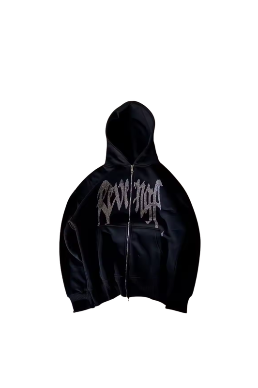 Chrome Zip Hoodie
