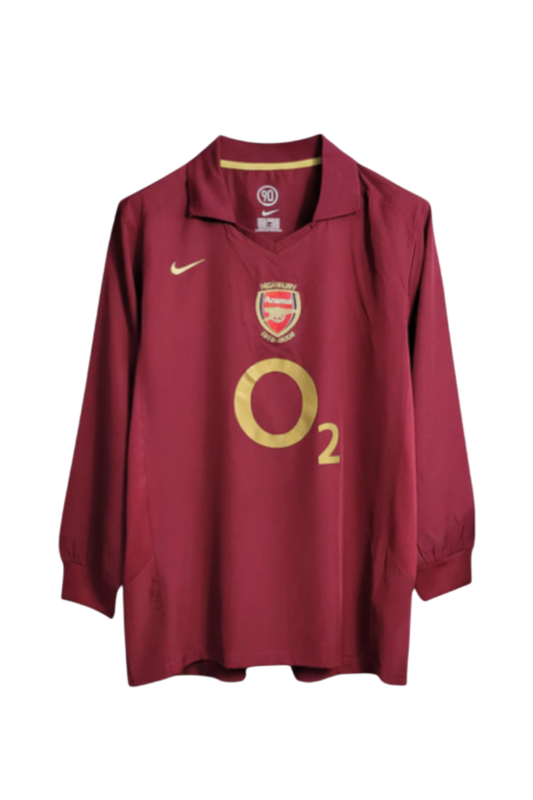 Arsenal Retro 2005-2006 Home Jersey Long Sleeve
