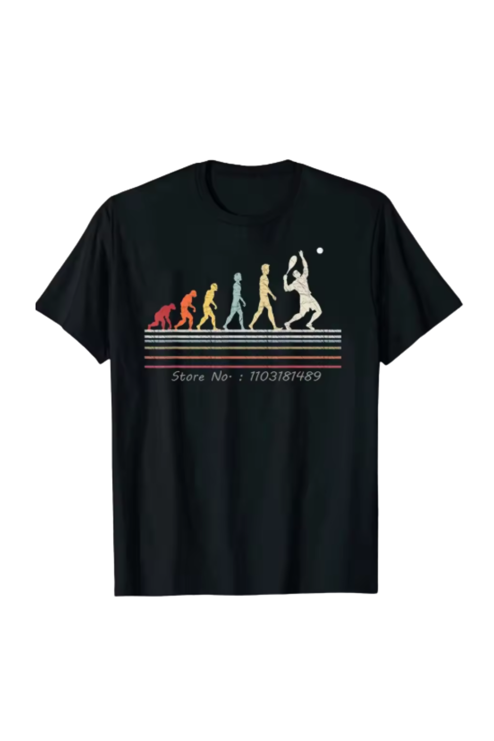 Tennis Club Tee Black