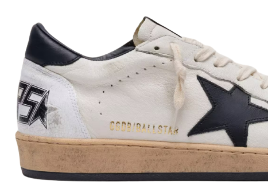 Gold Star Black Sneaker
