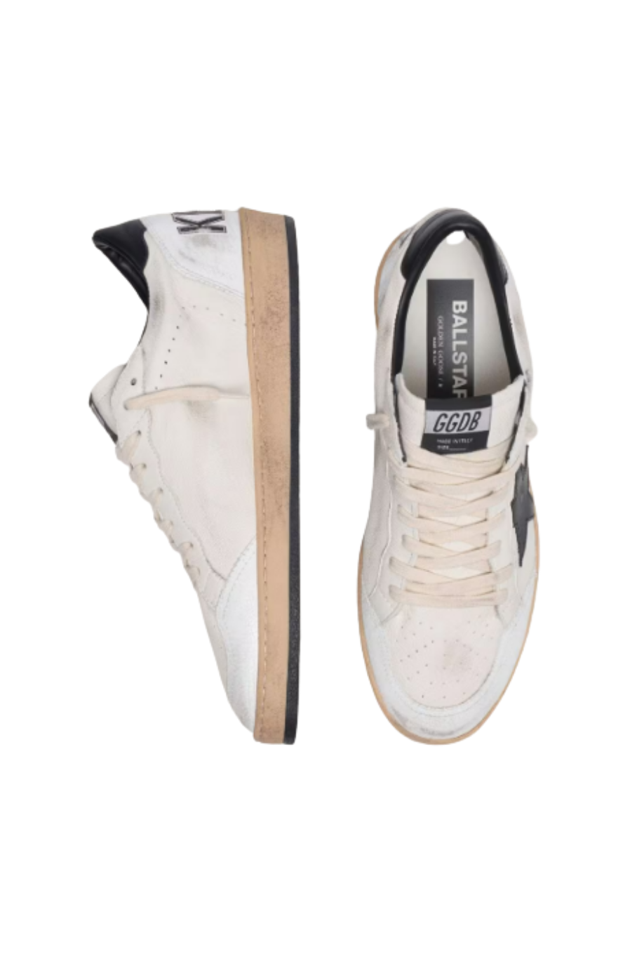 Gold Star Black Sneaker