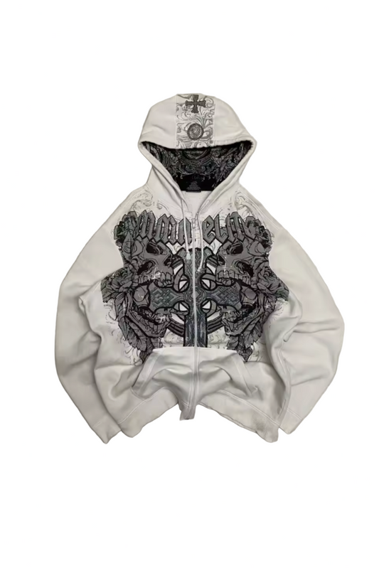 Chrome Zip Hoodie