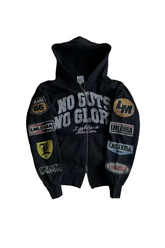 V2 Web Hoodie Midnight Black