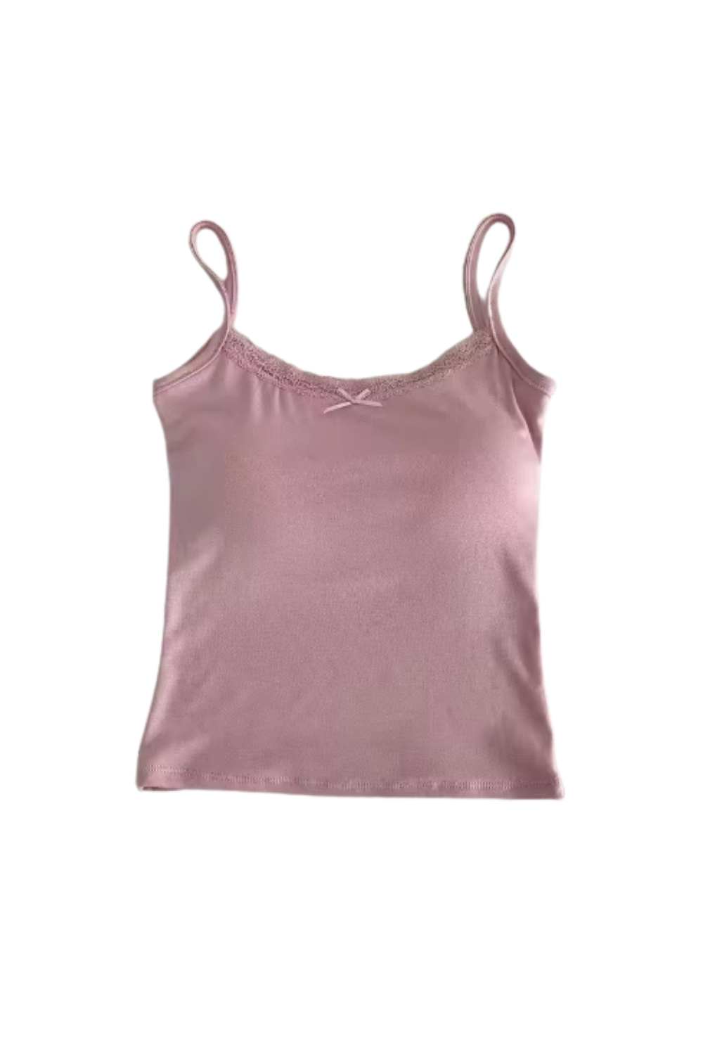 Miue Pink Letters Tank Top