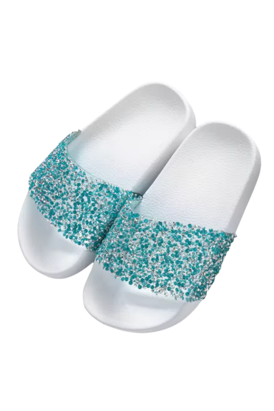 Pillow Mules Baby Blue