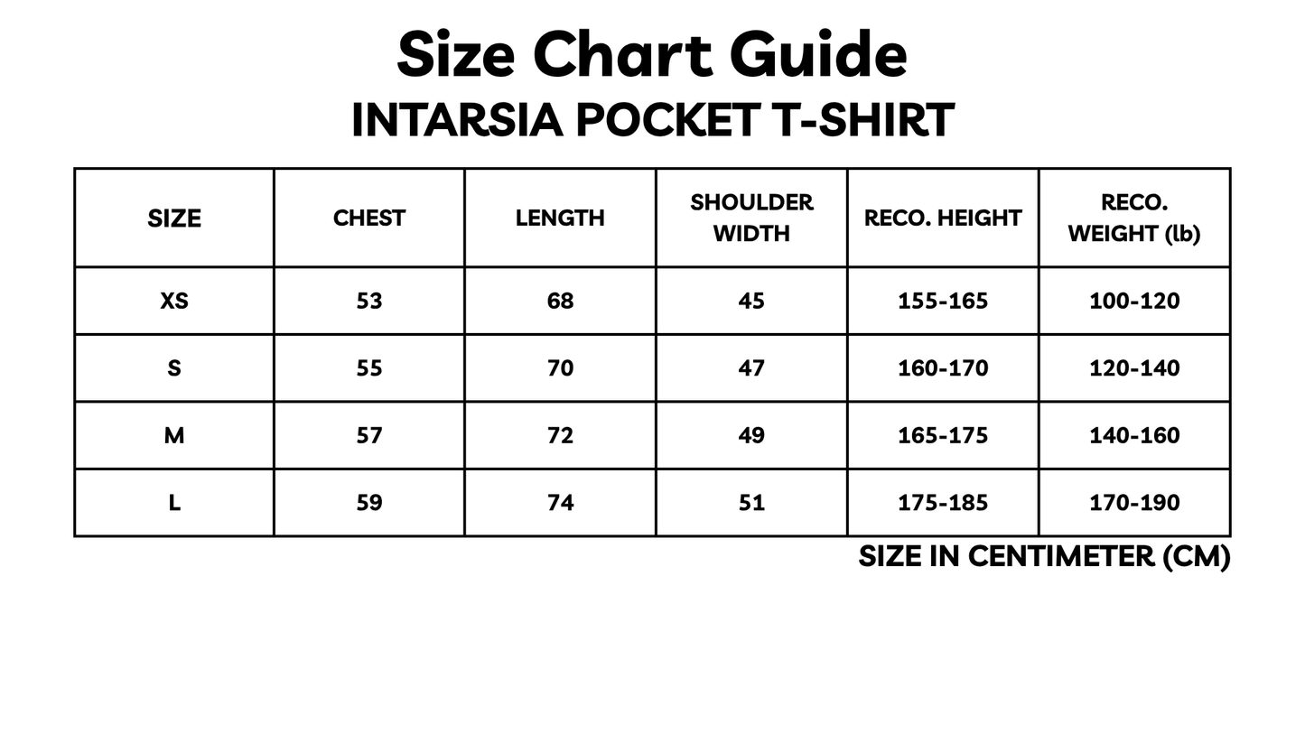 Intarsia Pocket T-shirt